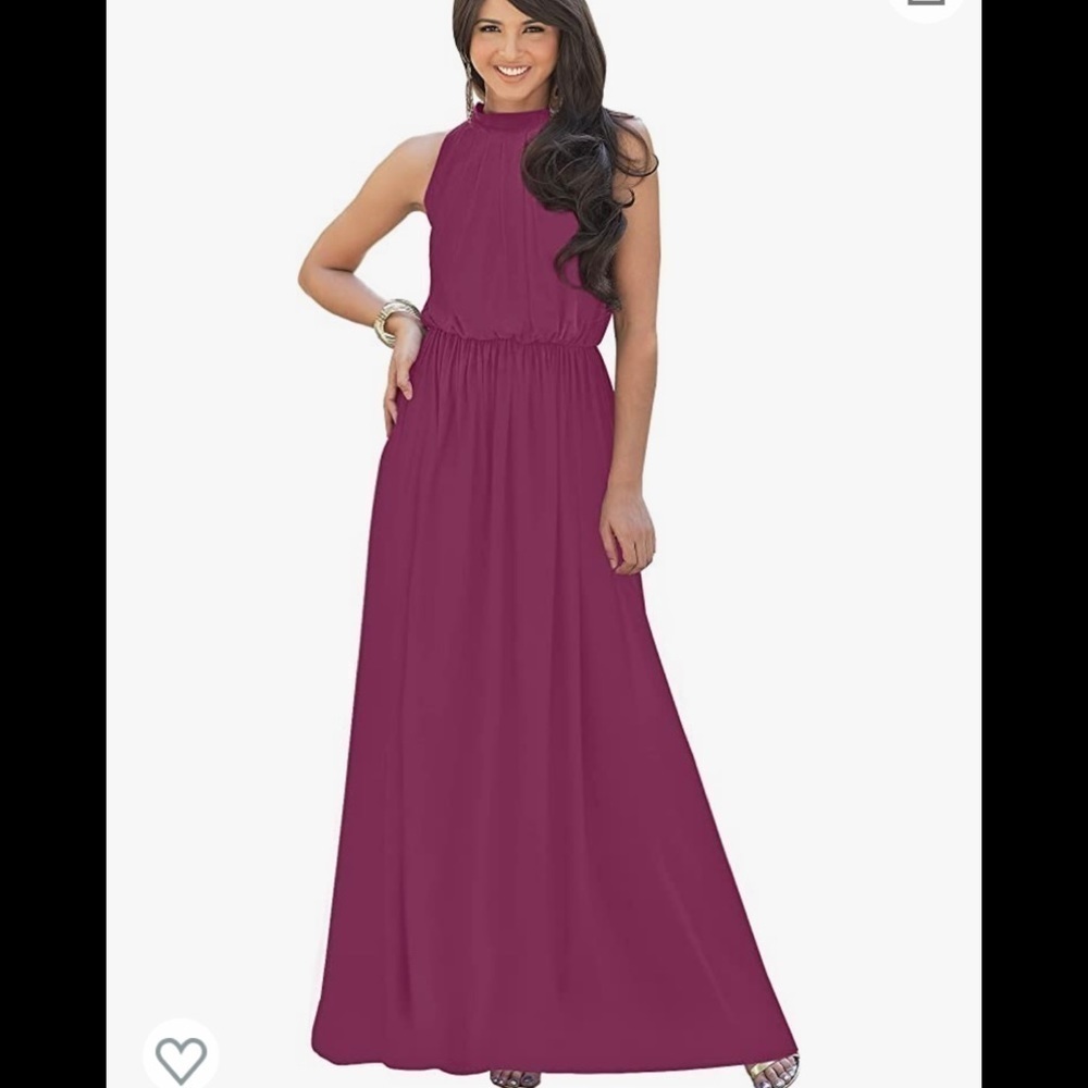 KOH KOH Sexy Sleeveless Summer Formal Flowy Casual Gown NWT. Medium